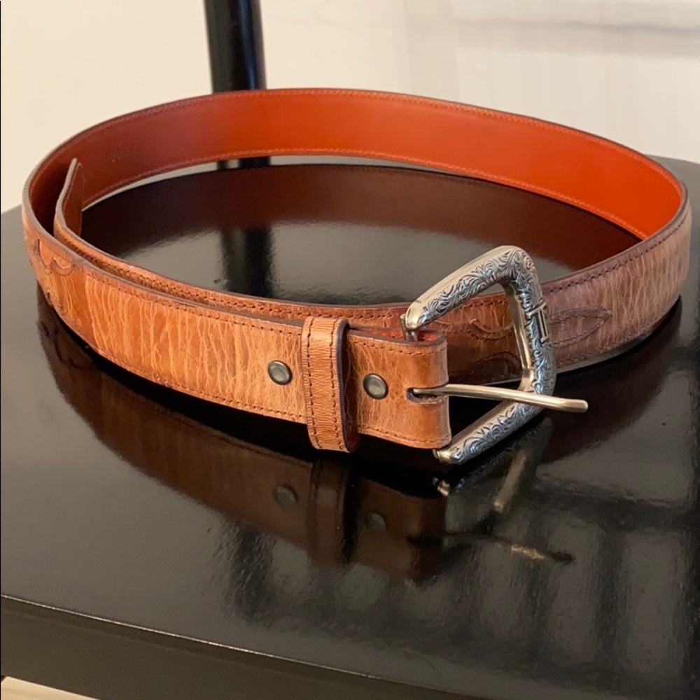 Lucchese Leather Belt size 38